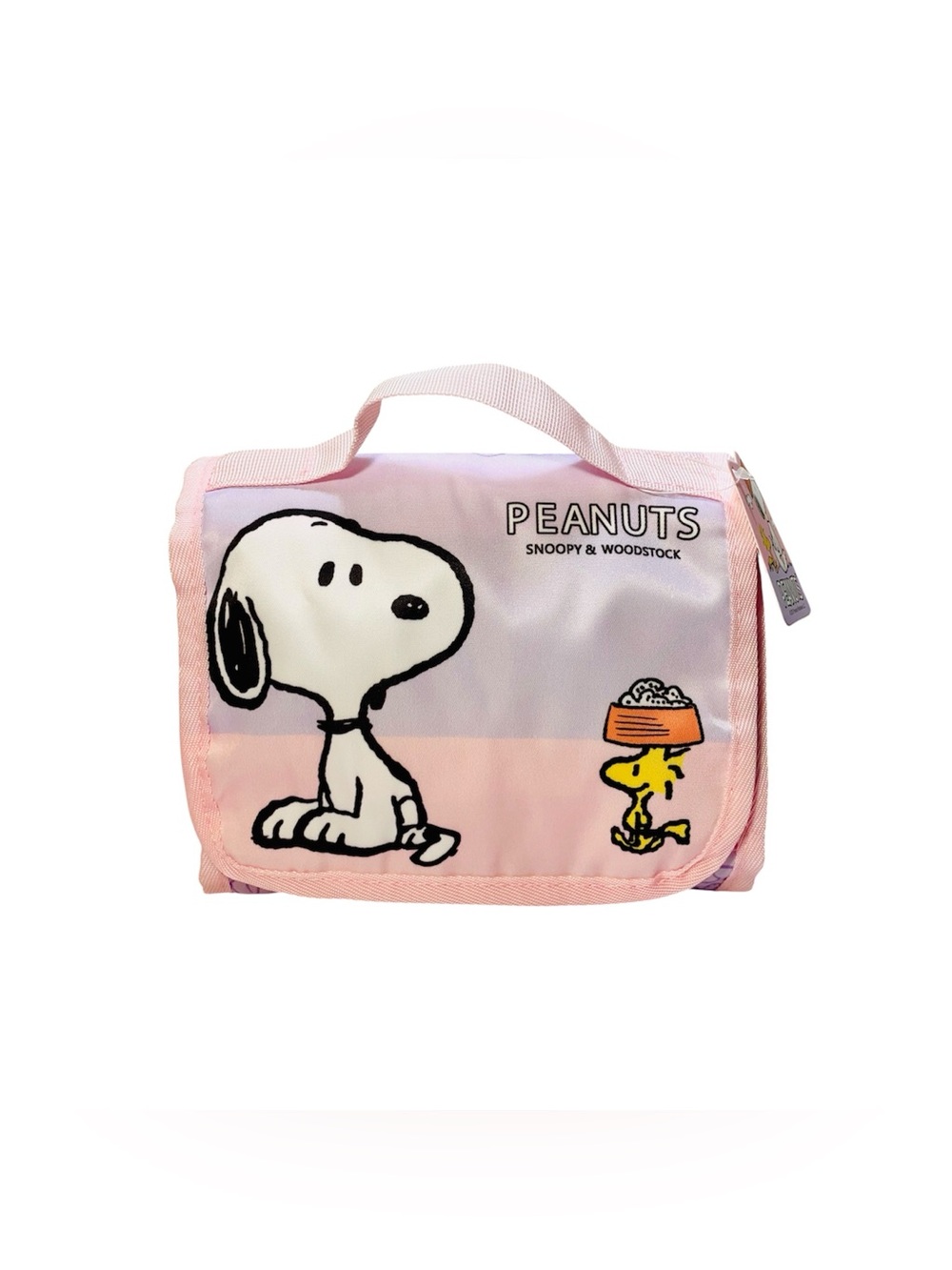 Peanuts Snoopy Woodstock Toiletry Travel Bag Makeup Cosmetic Pouch Organizer NEW